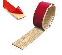 Barre de Seuil Bande de Transition Autocollante Entre Moquette et Carrelage en PVC, Seuil de Porte Souple pour Combler Les Interstices, Cache-joint(Style N,9m/29.5ft)