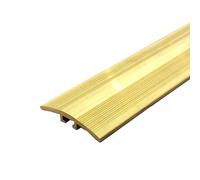 Barre de Seuil Bande de Transition Courbée en Laiton, Barre de Seuil Inclinée pour une Même Hauteur/ Sol Irrégulier, Joint Métallique Couvrant Les Joints Entre le Bois et l Carrelage/ la Moquette(W4cm