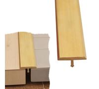 Barre de Seuil Barre Transition Laiton Sols Profilé T - Barres Jonction Extra-fines Transition Bois-carrelage, Barre Séparation/Profilé Finition, Seuils Porte(Wide-13.5mm (0.53"))