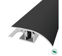 barre de seuil + base différence niveau aluminium coloris (20) Noir Long 90 cm larg 3,9cm Ht 1,4cm FORESTEA Dimensions : 900 mm x