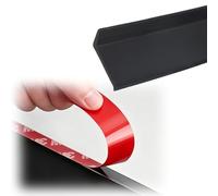 Barre de Seuil Bord de Porte Extérieur Autocollant avec Protection Anti-goutte, Joint D'étanchéité Anti-retour en Caoutchouc, Garniture de Déviation D'eau(W 45 mm (1 3/4"),L 1.5M (4.9FT))