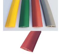 Barre de Seuil Bordure de Tapis Longue Moquette à Moquette, Jointure D'espacement Bordure de Tapis, Couvre-joint de Sol/ Protecteur de Bord de Tapis, Barre de Jointure Bois-carrelage(Red,Length-2m(6.5