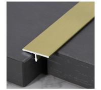 Barre De Seuil De 300cm, T En Aluminium Et Bande De Seuil De Transition De Sol Pour Seuil De Porte Et Jonction Des Espaces De Revêtement De Sol De Planches Stratifiées Et De Carreaux (3x1 M)(Color:Bro