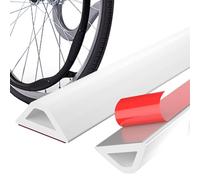 Barre de seuil de douche autocollante en silicone - 100 cm - 29 mm x 14 mm - Arrêt d'eau - Protection contre les seuils de douche - Pour salle de bain et cuisine - Blanc - 1 m