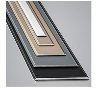 Barre De Seuil De Porte En Aluminium, Profilé De Transition Pour Combler Les Lacunes 90cm × 3 Pcs Bande Décorative Utilisé Pour Les Portes, Les Escaliers, La Décoration Murale(Champagne,3.30cm/1.29in)