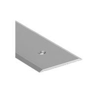 ROMUS - Seuil Plat percé alu incolore 40mm 90cm