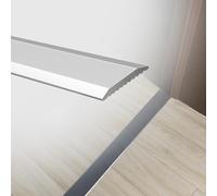 Barre De Seuil En Aluminium, Profilé De Transition De Sol, Bandes De Garniture De Porte De Tapis, Rail De Transition, 3 Pièce, 90 Cm De Longueur(Silver,60mm)