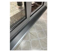 barre de seuil Réducteur De Seuil De Transition Porte Carrelage Sur Parquet, Pièces De Transition De Garniture De Bord De Sol En Métal, Bande De Jonction De Remplacement Découpable ( Color : Light gre