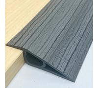 Barre De Seuil Réducteurs De Seuil Rampes De Seuil En PVC Bandes De Transition Au Sol Autocollantes Profil De Compensation De Réglage En Hauteur Rattrapage Niveau (2CM,C)