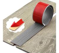 Barre de Seuil Remplacement de Profilés de Transition Plats en PVC pour Sols, Cache-joint de Seuil Autocollant Sans Joint Apparent, Moulure de Transition pour Sols(Style E,1m/3.3ft)