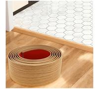 Barre de seuil, Seuil de porte adhesif profil de transition, Bande de transition en PVC 4cm/5cm/7.6cm - Joint de Finition pour Carrelage, Moquette et Stratifié(Yellow Oak,7.6cm*3.0m)