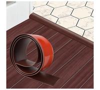 Barre de seuil, Seuil de porte adhesif profil de transition, Bande de transition en PVC 4cm/5cm/7.6cm - Joint de Finition pour Carrelage, Moquette et Stratifié(Red Oak,4cm*1.0m)