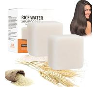 Barre De Shampoing à L'eau De Riz, Barre De Shampoing Au Riz, Savon Naturel Hydratant Et Hydratant Pour Cheveux, Barre De Shampoing Et D'après-shampoing, Pour Cheveux Abîmés Et Clairsemés (2 pièces)