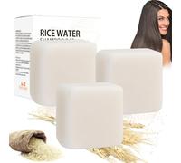 Barre De Shampoing à L'eau De Riz, Barre De Shampoing Au Riz, Savon Naturel Hydratant Et Hydratant Pour Cheveux, Barre De Shampoing Et D'après-shampoing, Pour Cheveux Abîmés Et Clairsemés (3 pièces)