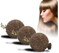 Barre de shampooing inverse de cheveux gris organique naturel de 3 pièces, barre de shampooing assombrissant les cheveux racine de Fleeceflower, réparation des cheveux secs endommagés