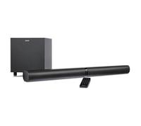 MEDION P64150 2in1 Convertible Bluetooth TV Soundbar with Subwoofer sans Fil (Barre de Son 2.1, 2 x 30 Watts, 60 Watts subwoofer, Montage Mural, HDMI Arc avec ECC, AUX, entrée Optique)