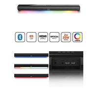 Barre de son 85cm 40W RMS Bluetooth HDMI LED lights entrée AUX, Entrée USB, Entrée Optique
