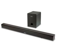Barre de son AKAI ASB-6WSW, 2.1 canaux, 70 W, Bluetooth, USB, HDMI (ARC), entrée auxiliaire, radio FM, écran LED, télécommande