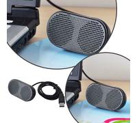 Barre de son amplifiée filaire pour ordinateur, TV, ordinateur de bureau ou portable (noir)