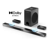 Barre de Son avec Dolby Atmos - ULTIMEA Nova S80 - 5.1.2 Soundbar avec 2 Haut-parleurs orientés vers Le Haut - Homecinema avec Caisson de Basse - 520W