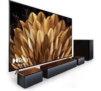 Barre de Son avec Dolby Atmos - ULTIMEA Poseidon D60 - 5.1 canaux soundbar - avec Caisson de Basse sans Fil et Haut-parleurs Arrière - 410W Noir