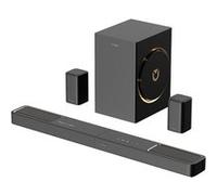 Barre de Son avec Dolby Atmos - ULTIMEA Skywave F40 Boom - 5.1.2ch avec Caisson de Basse - avec 2 Haut-parleurs verticaux - 460W Noir G
