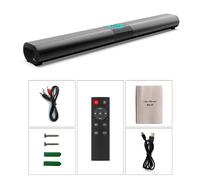 Barre de son BS-20 Sans fil Carte Bluetooth Haut-parleur Home Cinéma Surround Barre de son Haut-parleur avec RVB Coloré Lumière Son Colonne - Type BS-20 black