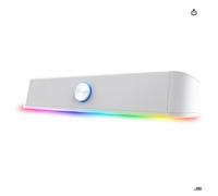 Barre de son éclairée RGB - TRUST - 12W puissance de crête - Stéréo 2.0 - Éclairage LED RGB - Alimentation USB