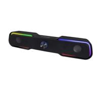 Barre de son - ESPERANZA - Apala - USB - 6W - Filaire - LED arc-en-ciel