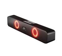 Barre de son filaire Bluetooth Systeme de haut-parleurs Super Bass Filaire Stéréo Home Cinéma Surround Soundbar pour PC Théâtre TV Haut-parleur, Noir