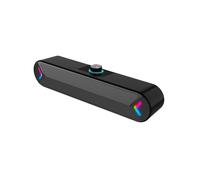 Barre de son Hi-Fi Desktop Symphony avec Bluetooth RGB, éclairage dynamique et commande à un seul bouton, haut-parleurs alimentés par USB pour PC,