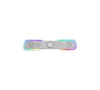 Barre de Son Mars Gaming MSBX Bluetooth Contrôle Bouton Montage Sur Table Blanc
