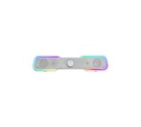 Barre de Son Mars Gaming MSBX Bluetooth Contrôle Bouton Montage Sur Table Blanc