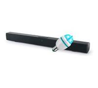 Barre de son Muse M-1520 SBT, Puissance 50W, Bluetooth, Support mural, Entrée AUX, RCA, Optique, télécommande, Ampoule DIAMS LED Noir G
