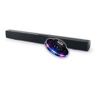 Barre de son Muse M-1520SBT, avec Bluetooth, AUX-IN, 50W noir, Jeu de lumière OVNI LED RVB