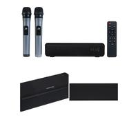 Barre de son portable - FONESTAR - 30W - 2 microphones sans fil UHF - Bluetooth 5.0 - Effet d'écho