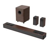 Barre de son pour TV | Hiwill-Audio A534 800W 5.3.4 Dolby Atmos - Brun foncé
