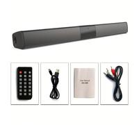 Barre de son sans fil - Effet audio surround de film, haute puissance, télécommande Bluetooth, convient pour ordinateur, TV, home cinéma, enceintes stéréo gauche/droite montées au mur, prise en charge
