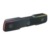 Haut Parleur Gaming Barre de son Sans Fil ALFES Black Illuminated