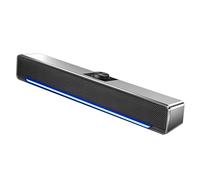 Barre de son surround AUX avec lumière pour PC, TV, ordinateur, maison