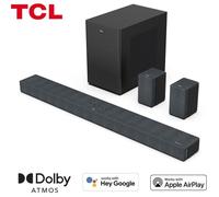 TCL X X937UE haut-parleur soundbar Noir 7.1.4 canaux 1020 W