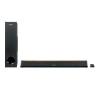 Barre de son THOMSON SB552BTS Bluetooth USB Avec Subwoofer Finition bois et noir
