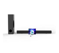 Barre de son TV 200W - 2.1 M-1880 SBT, Caisson de basses, connexion sans Fil Bluetooth, Entrée HDMI, Optique, USB, Jeu LED DIAMS G