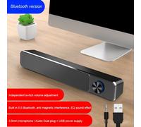 Barre de son TV, système Home cinéma, haut parleurs Bluetooth, colonne d'ordinateur, caisson de basses, Microphone Boombox pour PC TV