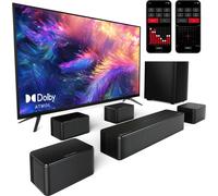 Barre de son ULTIMEA 7.1 Dolby Atmos pour TV, Système de son surround home cinéma, Poseidon D80