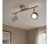 Plafonnier Barre de spots Plafonnier LED Spot, avec spots mobiles, 2x5W 2x360lm 3000K, LxH30 x 14 cm