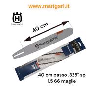 Barre de spranga HUSQVARNA X FORCE pour tronçonneuse 40 cm.325 épaisseur 1,5 ...