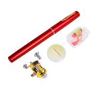 Barre de stylo de poche - combo compact à et bobine, pôle | Tige de stylo portable pour la randonnée, les voyages, la randonnée, le sac à dos, cadeau pour les amis, la famille, les