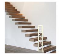 Barre de support antidérapante en forme de U en fer forgé pour utilisation en intérieur, idéale pour les personnes âgées et les enfants, kit de balustrade décorative pour maison, hôtel, villa, loft