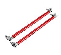 Barre de support de pare-chocs,2 PCS 7.9 pouces voiture pare-chocs avant lèvre jambe jambe de force cravate barre de soutien barre jambe modification de voiture(rouge)